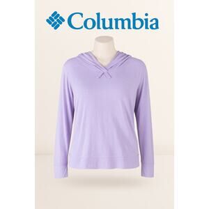 Columbia Solid Purple Hooded Pullover Sz. XL